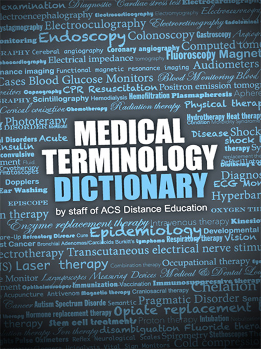 Medical Terminology Dictionary Gold Coast Libraries OverDrive